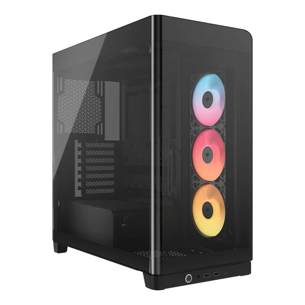 CASE CORSAIR ATX 4500X FRAME RS-R ARGB Panoramic Glass 2USB3.2 HD-Audio Mid-Tower Black