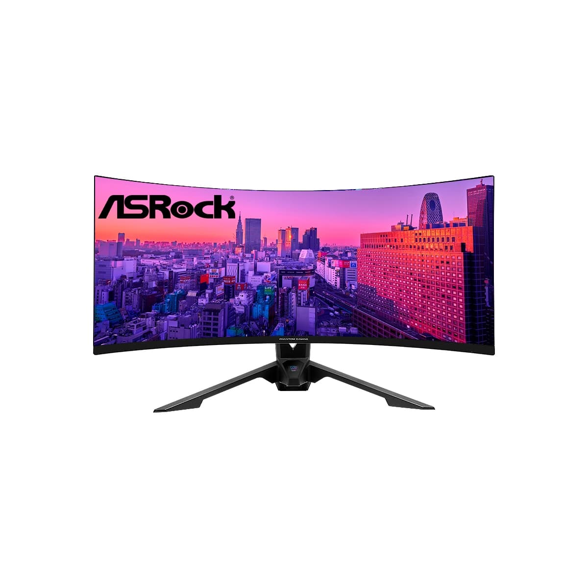 MONITOR ASROCK PG34QRT3A CURVED PHANTOM GAMING 34Inch 3440x1440-180Hz 2HDMI 2DP Black