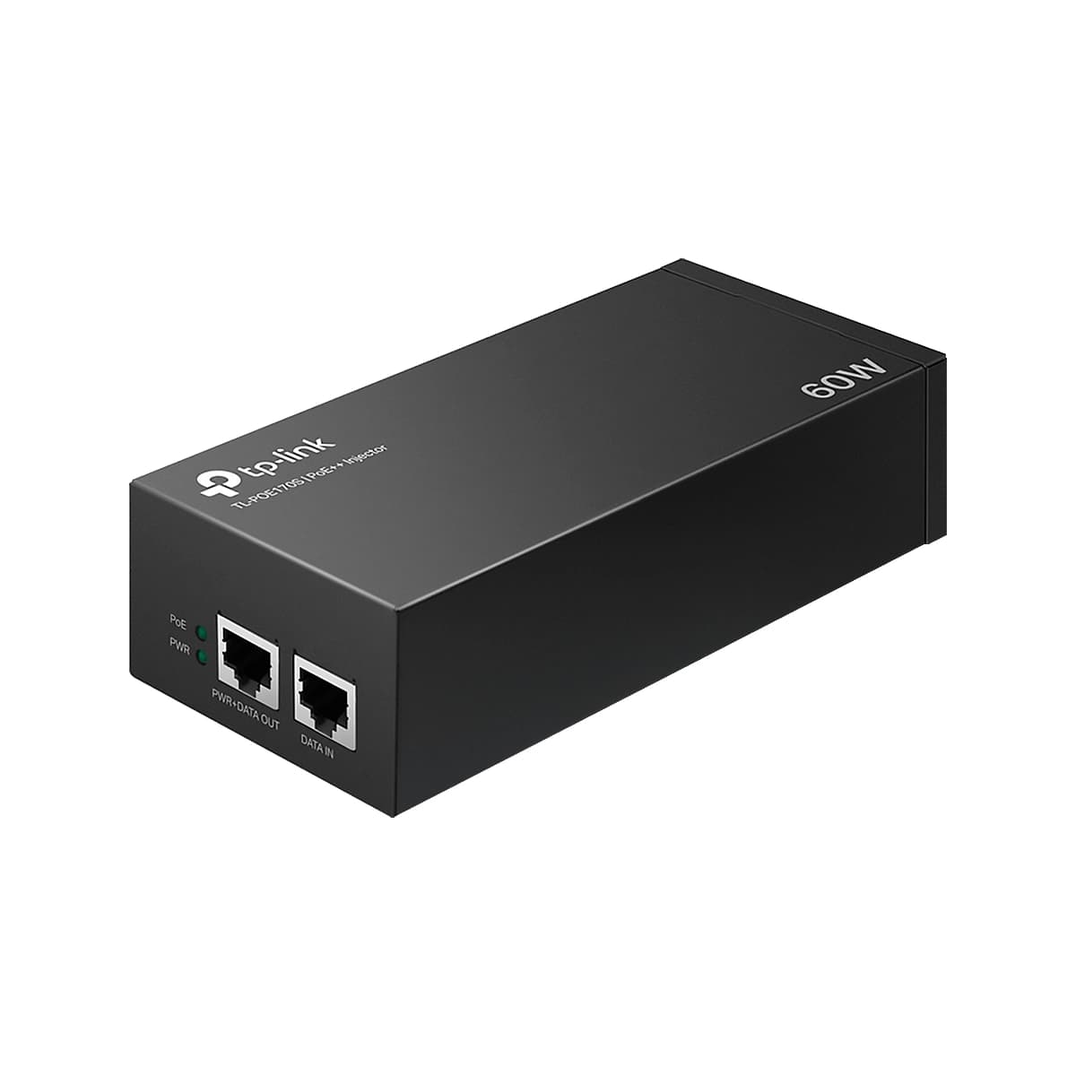 ADAPTADOR TP-Link PoE++ Inyector 2 Puertos Gigabit 60W Plug and Play Power Supply Integrada
