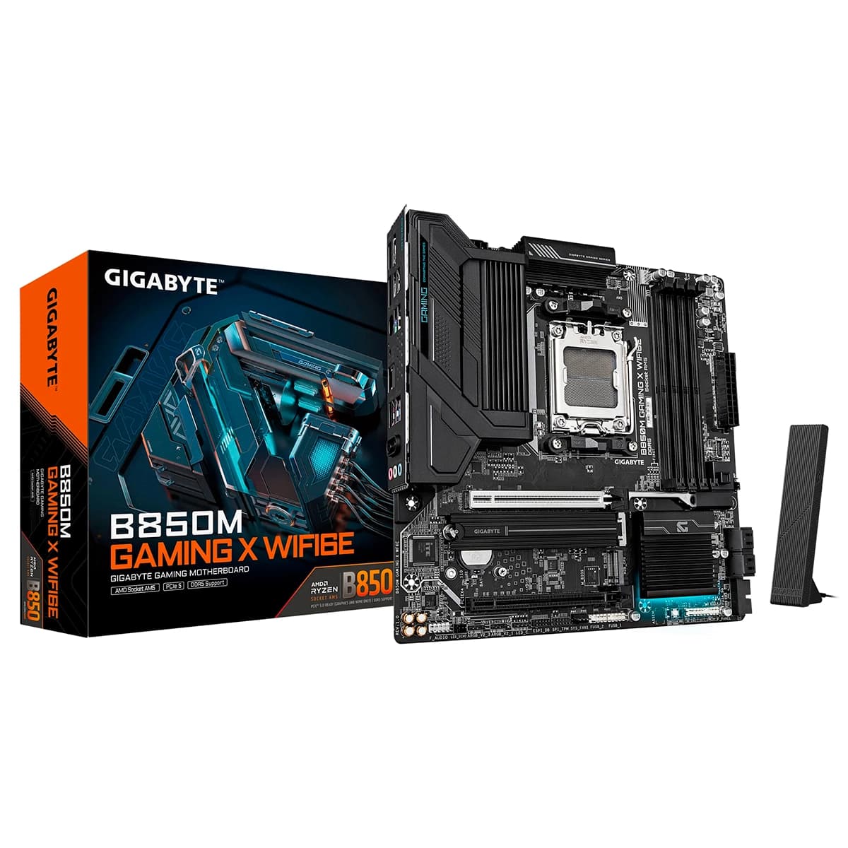 MBO GIGABYTE B850 GAMING X WIFI6E AM5 Ryzen 9000 4DDR5-5200 BT DP HDMI USB3.2 PCIe 5.0 ATX